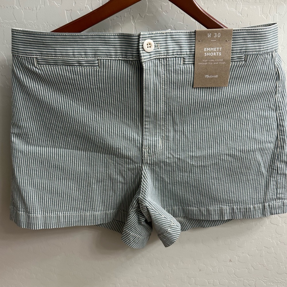 Madewell Emmett Striped shorts